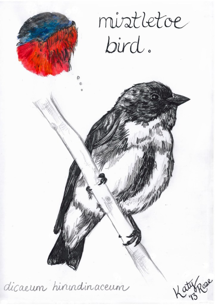mistletoe bird - katy rose