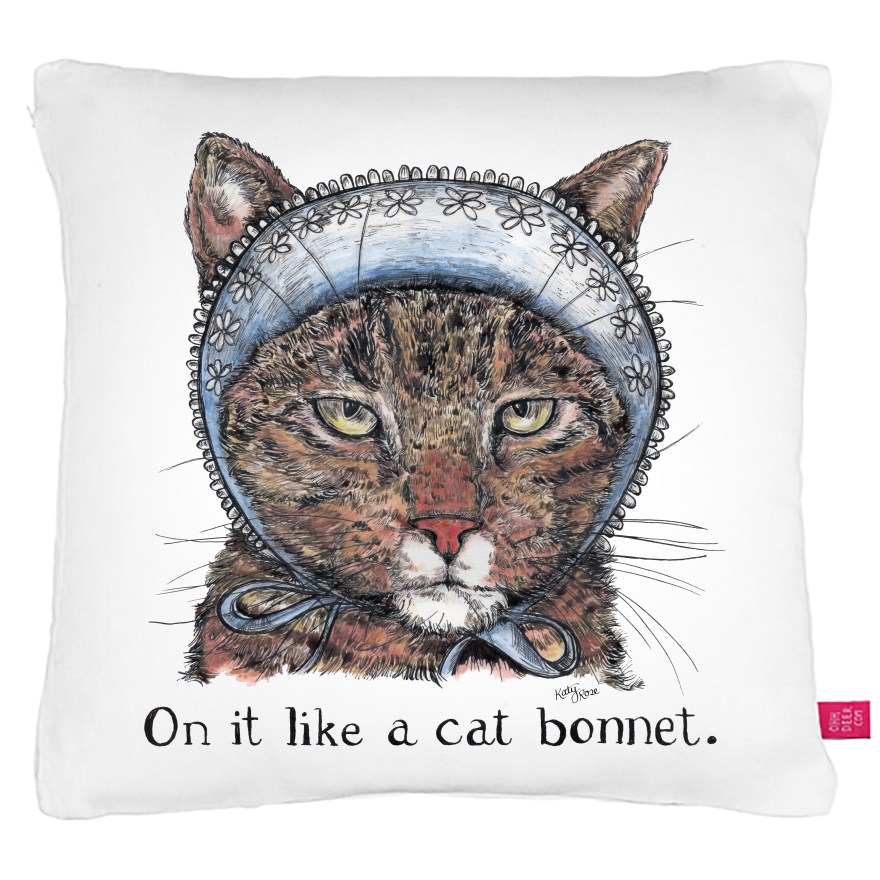 On it like a cat bonnet 